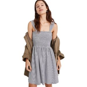 New Madewell Texture & Thread Smocked Dress xs
